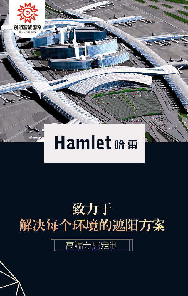 Hamlet哈雷 静音电动卷帘