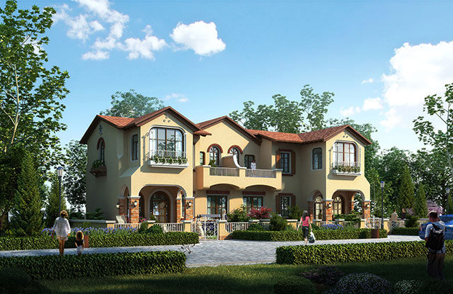 中国平山西柏坡国御温泉度假小镇