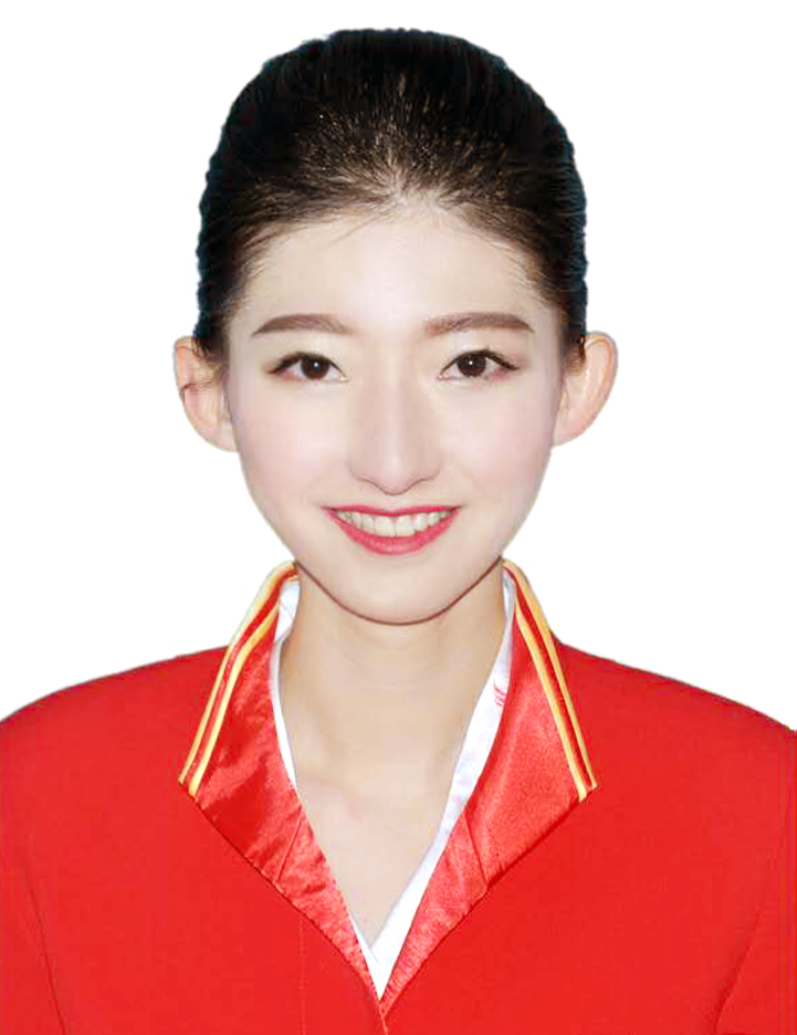 眼睛是心灵的窗户,我将以最真诚的微笑为旅客送去最温暖的关怀,举手投