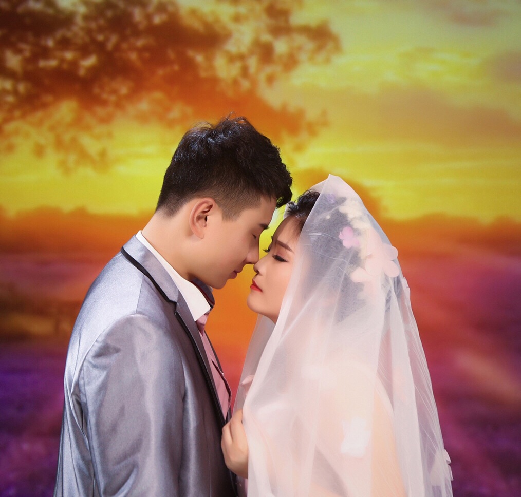 王福龙 袁小英婚礼请帖