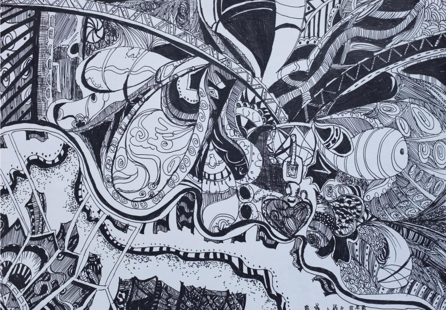 第三届《卉仑美术杯》钢笔手绘大赛部分作品展