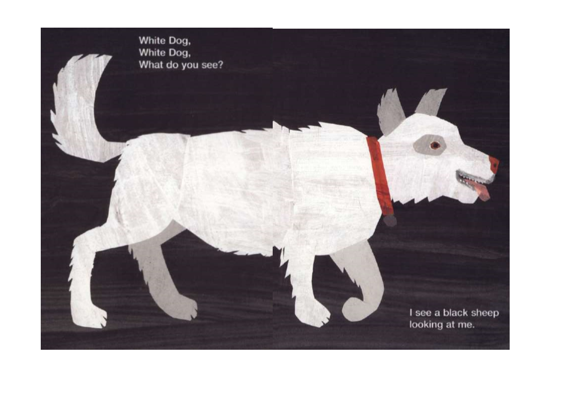 i see a black sheep  looking at me. what do you see?