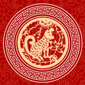新年 春节 贺卡 企业祝福 狗年 拜年 新年 